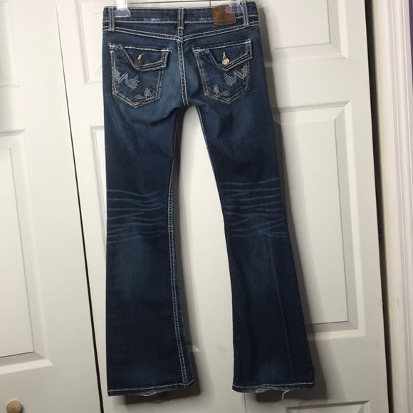 Bke Stella stretch 26 x 31.5” distressed - Picture 1 of 7